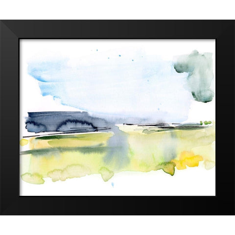 Paynes Gray Plains II Black Modern Wood Framed Art Print by Parker, Jennifer Paxton