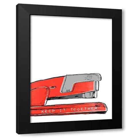 School Days IV Black Modern Wood Framed Art Print with Double Matting by Vess, June Erica