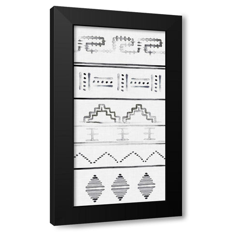 Paz III Black Modern Wood Framed Art Print by Parker, Jennifer Paxton