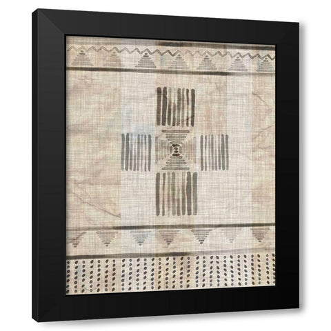 Moroccan Fringe I Black Modern Wood Framed Art Print by Parker, Jennifer Paxton