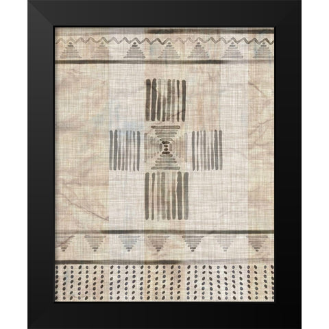 Moroccan Fringe I Black Modern Wood Framed Art Print by Parker, Jennifer Paxton