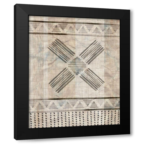 Moroccan Fringe I Black Modern Wood Framed Art Print by Parker, Jennifer Paxton