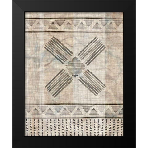 Moroccan Fringe I Black Modern Wood Framed Art Print by Parker, Jennifer Paxton