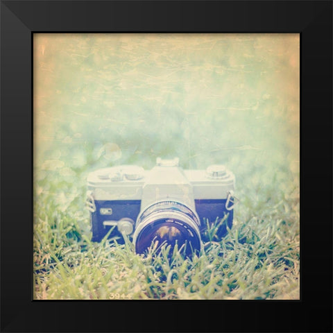 Vintage Office V Black Modern Wood Framed Art Print by Brown, Thomas