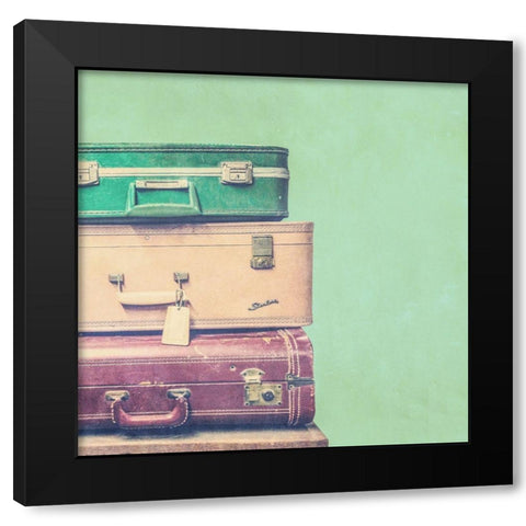 Vintage Office X Black Modern Wood Framed Art Print by Brown, Thomas