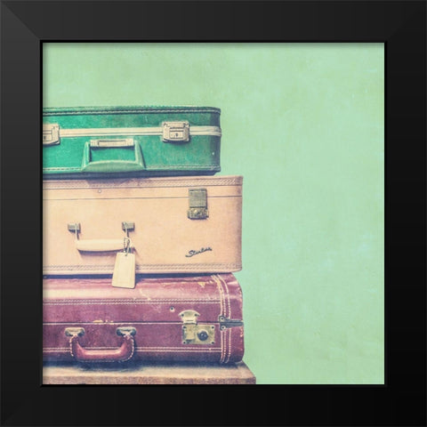 Vintage Office X Black Modern Wood Framed Art Print by Brown, Thomas