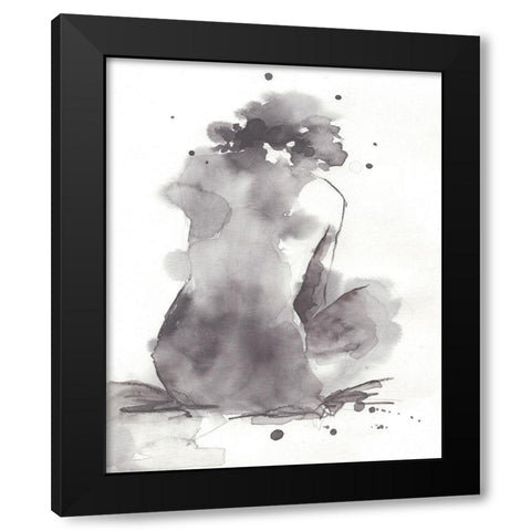 Waterforms I Black Modern Wood Framed Art Print by Parker, Jennifer Paxton