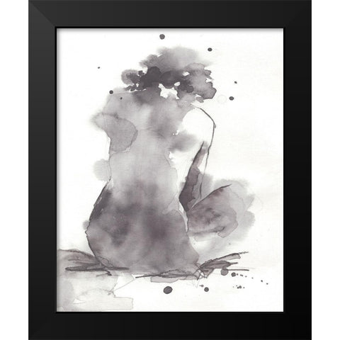 Waterforms I Black Modern Wood Framed Art Print by Parker, Jennifer Paxton