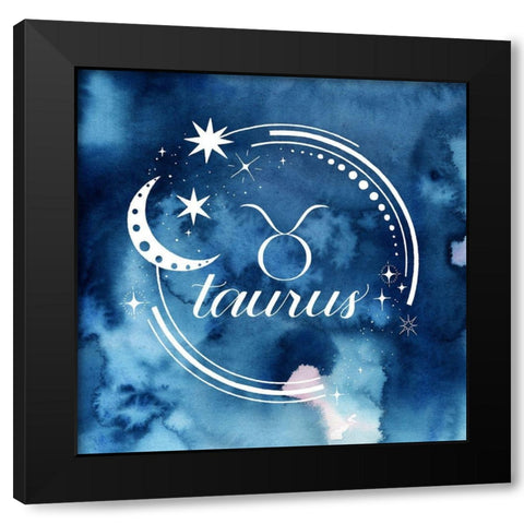 Watercolor Astrology II Black Modern Wood Framed Art Print by Popp, Grace