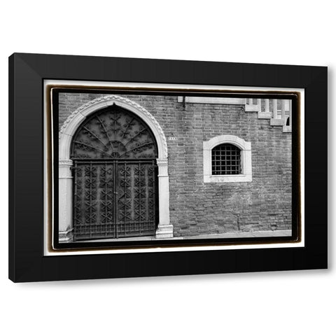 Venice Facade II Black Modern Wood Framed Art Print by DeNardo, Laura