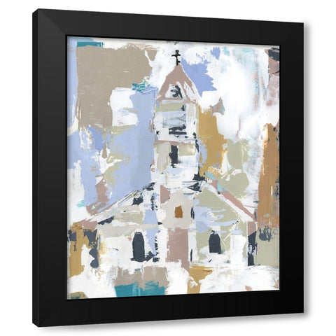 Sunday Chapel II Black Modern Wood Framed Art Print by Warren, Annie