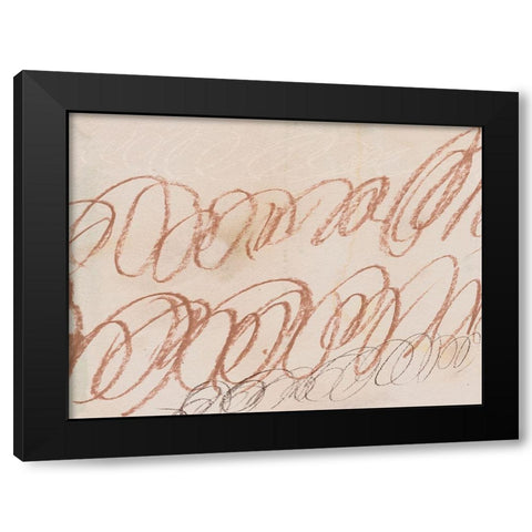 Squiggles I Black Modern Wood Framed Art Print by Parker, Jennifer Paxton