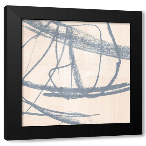 Open Weave II Black Modern Wood Framed Art Print by Parker, Jennifer Paxton