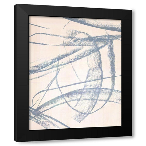 Open Weave IV Black Modern Wood Framed Art Print by Parker, Jennifer Paxton