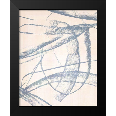 Open Weave IV Black Modern Wood Framed Art Print by Parker, Jennifer Paxton