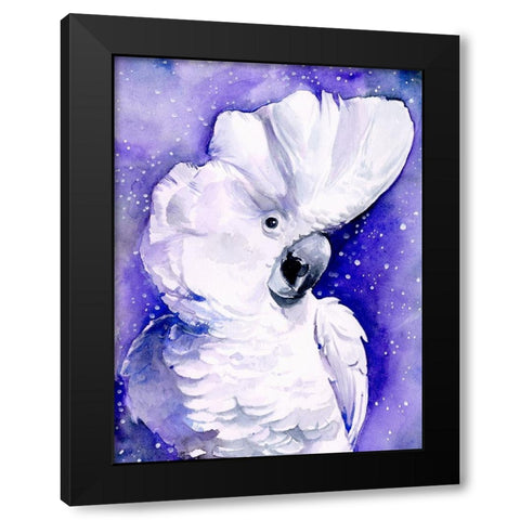 Celestial Cockatoos I Black Modern Wood Framed Art Print by Parker, Jennifer Paxton