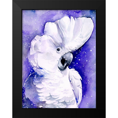 Celestial Cockatoos I Black Modern Wood Framed Art Print by Parker, Jennifer Paxton