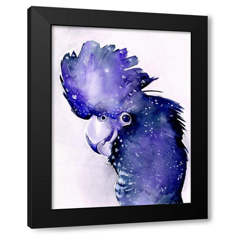 Celestial Cockatoos II Black Modern Wood Framed Art Print by Parker, Jennifer Paxton