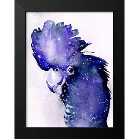 Celestial Cockatoos II Black Modern Wood Framed Art Print by Parker, Jennifer Paxton