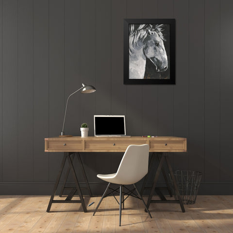 Tribeca Horse I Black Modern Wood Framed Art Print by Parker, Jennifer Paxton