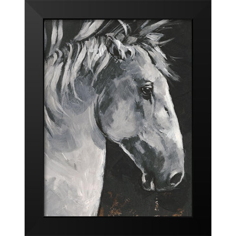 Tribeca Horse I Black Modern Wood Framed Art Print by Parker, Jennifer Paxton