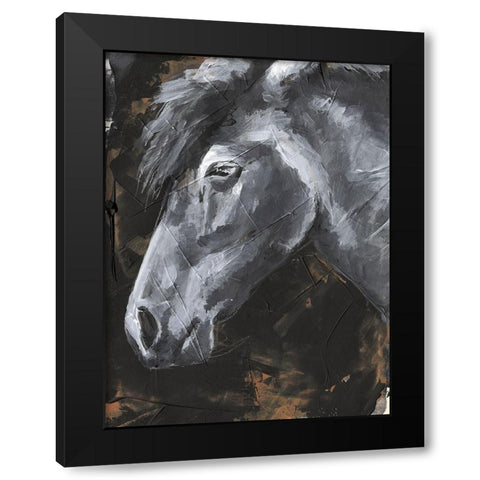 Tribeca Horse II Black Modern Wood Framed Art Print by Parker, Jennifer Paxton