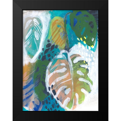 Hazy Jungle I Black Modern Wood Framed Art Print by Parker, Jennifer Paxton