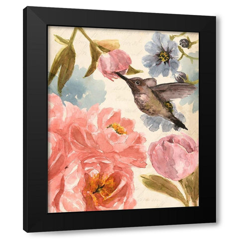 Nectars Sip II Black Modern Wood Framed Art Print by Warren, Annie