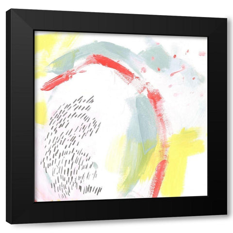 Mint Vortex I Black Modern Wood Framed Art Print by Parker, Jennifer Paxton