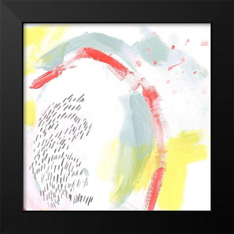 Mint Vortex I Black Modern Wood Framed Art Print by Parker, Jennifer Paxton
