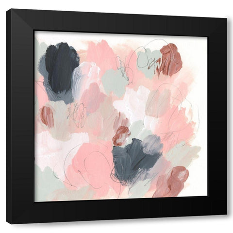 Ericas Bouquet I Black Modern Wood Framed Art Print by Parker, Jennifer Paxton