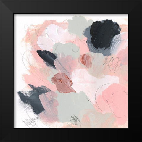 Ericas Bouquet II Black Modern Wood Framed Art Print by Parker, Jennifer Paxton