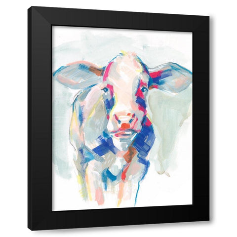 Fluorescent Farm I Black Modern Wood Framed Art Print by Parker, Jennifer Paxton