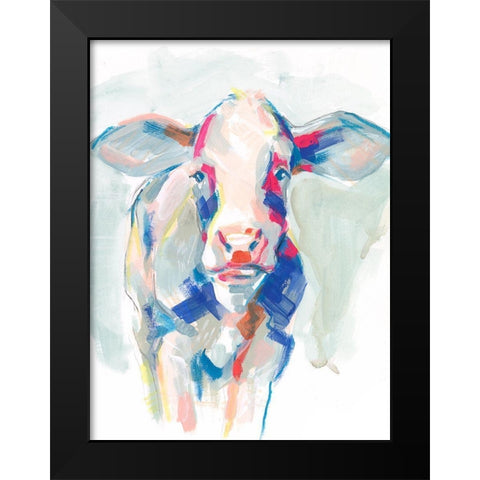 Fluorescent Farm I Black Modern Wood Framed Art Print by Parker, Jennifer Paxton