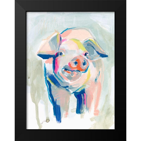 Fluorescent Farm II Black Modern Wood Framed Art Print by Parker, Jennifer Paxton