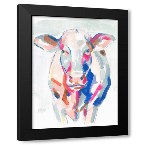 Fluorescent Farm III Black Modern Wood Framed Art Print with Double Matting by Parker, Jennifer Paxton