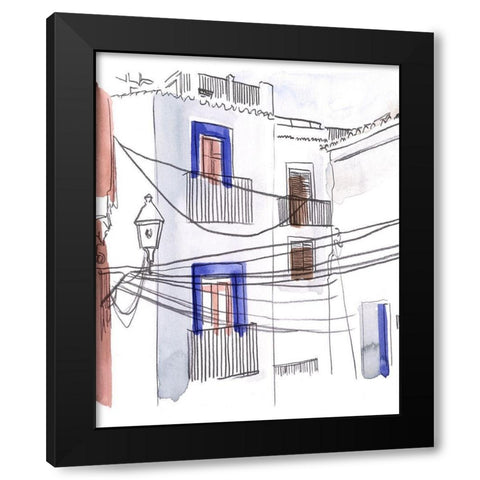 Alley Light I Black Modern Wood Framed Art Print by Parker, Jennifer Paxton