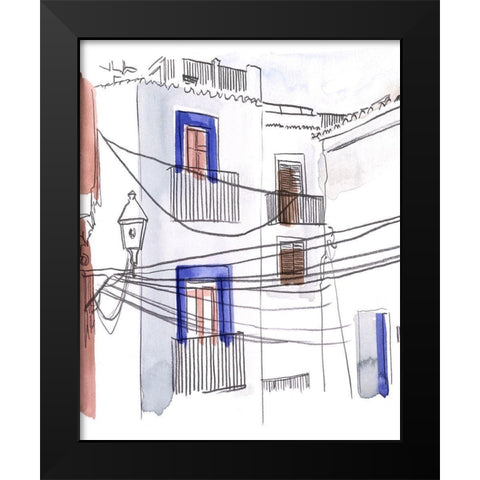 Alley Light I Black Modern Wood Framed Art Print by Parker, Jennifer Paxton