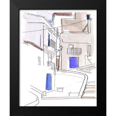Alley Light II Black Modern Wood Framed Art Print by Parker, Jennifer Paxton