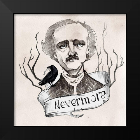 Nevermore I Black Modern Wood Framed Art Print by Parker, Jennifer Paxton