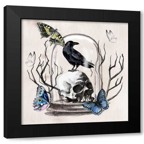 Nevermore II Black Modern Wood Framed Art Print by Parker, Jennifer Paxton