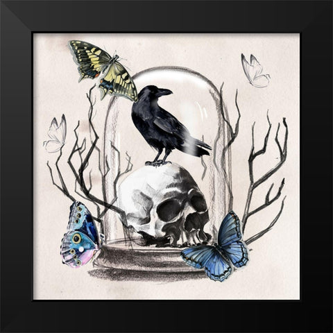 Nevermore II Black Modern Wood Framed Art Print by Parker, Jennifer Paxton