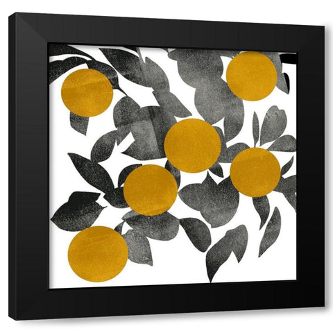 Shadow Branch IV Black Modern Wood Framed Art Print with Double Matting by Scarvey, Emma