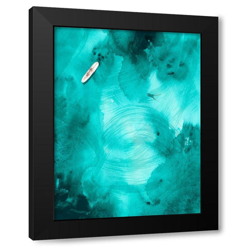 On the Outside I Black Modern Wood Framed Art Print by Parker, Jennifer Paxton