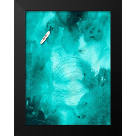 On the Outside I Black Modern Wood Framed Art Print by Parker, Jennifer Paxton