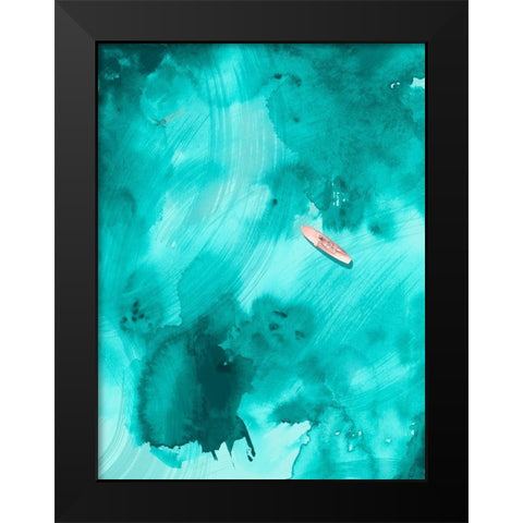 On the Outside II Black Modern Wood Framed Art Print by Parker, Jennifer Paxton