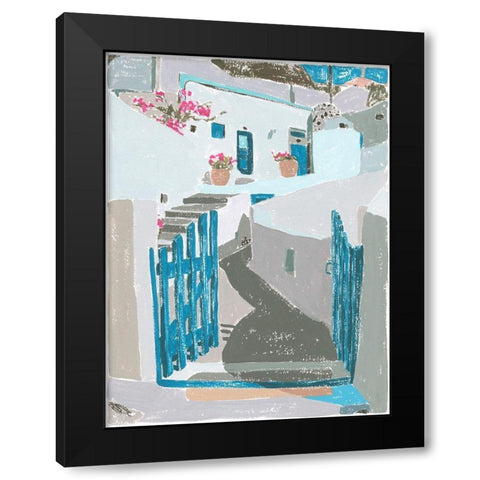 La Isla III Black Modern Wood Framed Art Print by Wang, Melissa