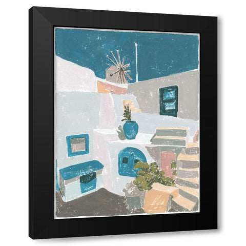 La Isla IV Black Modern Wood Framed Art Print by Wang, Melissa