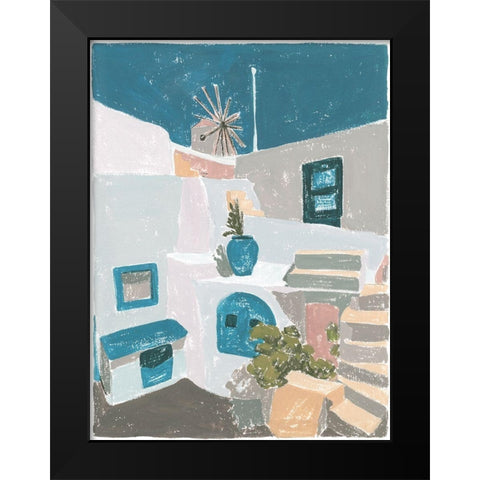 La Isla IV Black Modern Wood Framed Art Print by Wang, Melissa