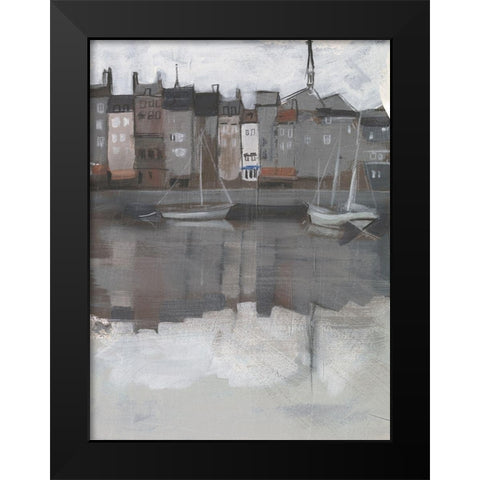 Fishing Village II Black Modern Wood Framed Art Print by Parker, Jennifer Paxton